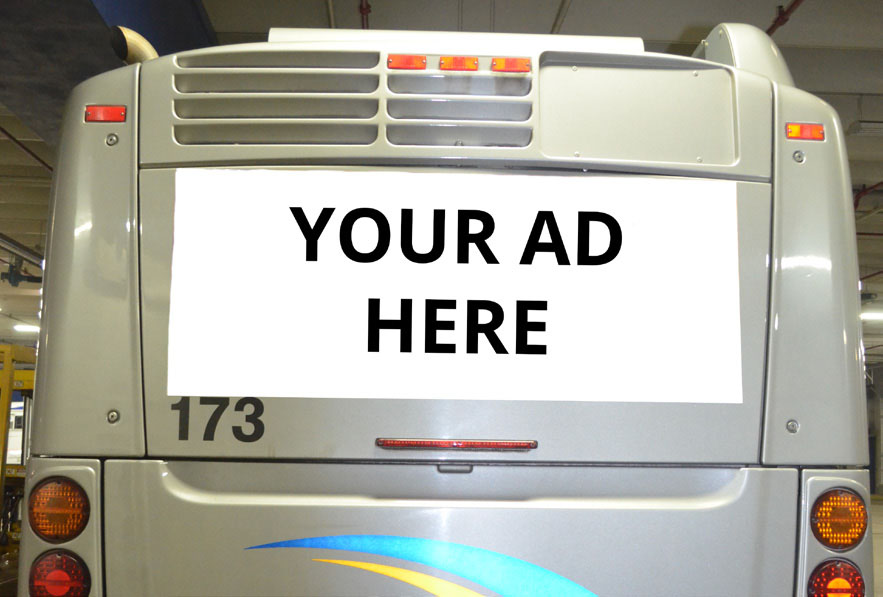 mits exterior ad rear | Muncie Indiana Transit System